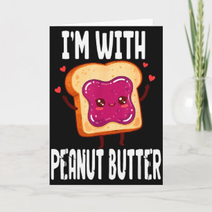 Peanut Butter Jelly Matching Couples Halloween Fun Card