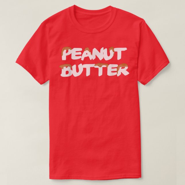 Peanut Butter Jelly Matching Couples Lover Hallowe T-Shirt (Design Front)
