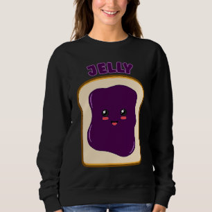 Peanut Butter Jelly Matching Cute Couple Costume Sweatshirt