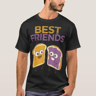 Peanut Butter Jelly Sandwich Lovers Matching Bff F T-Shirt