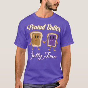 Peanut Butter Jelly Time Bff Love Match Perfect268 T-Shirt