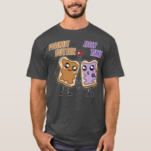 Peanut Butter Jelly Time Bff Love Match Perfect 12 T-Shirt