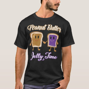 Peanut Butter Jelly Time Bff Love Match Perfect 15 T-Shirt