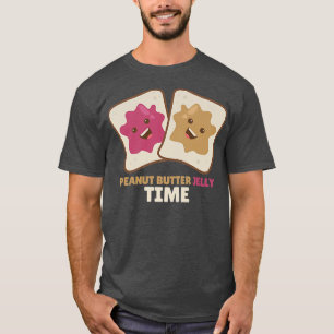 Peanut Butter Jelly Time Bff Love Match Perfect Pr T-Shirt