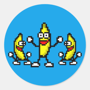 Peanut Butter Jelly Time Classic Round Sticker