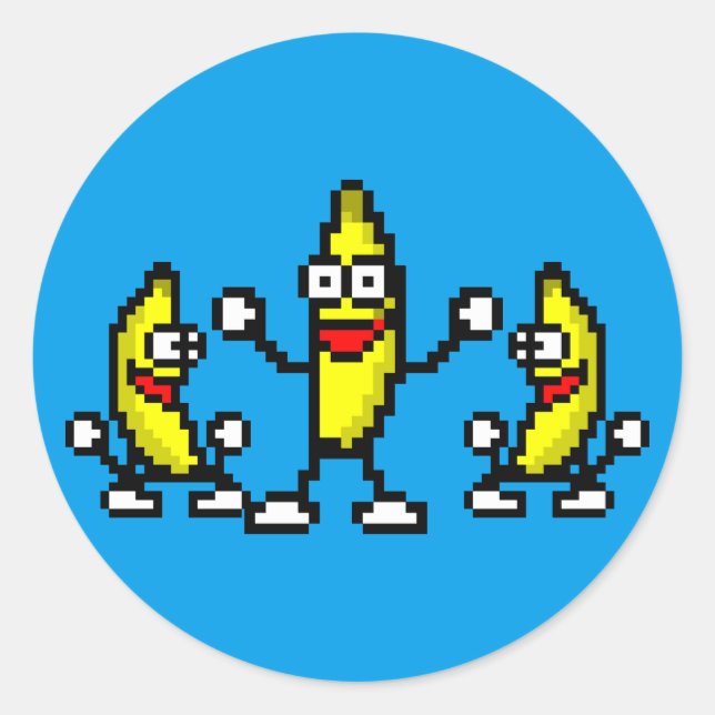 Peanut Butter Jelly Time Classic Round Sticker (Front)