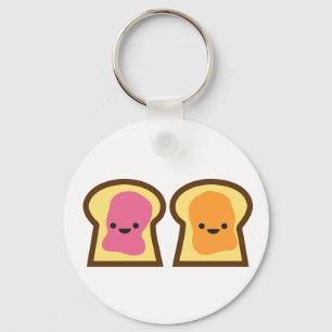 Peanut Butter Jelly Time! Key Ring