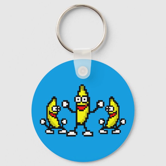 Peanut Butter Jelly Time Key Ring (Front)