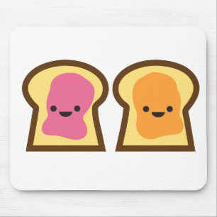 Peanut Butter Jelly Time! Mouse Mat