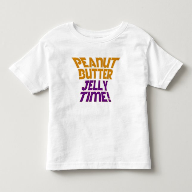 Peanut butter jelly time toddler T-Shirt (Front)