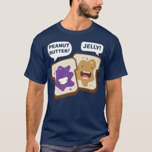 Peanut Butter Jelly Time Vibes Match Perfect  384  T-Shirt