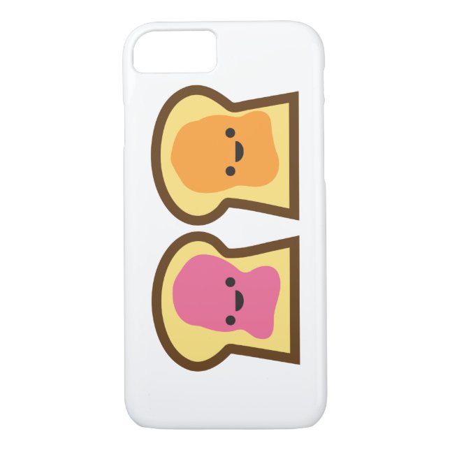 Peanut Butter & Jelly Toast Friends iPhone 7 Case (Back)
