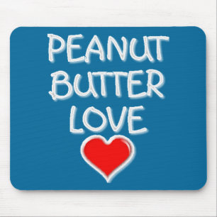 Peanut Butter Love Mouse Mat