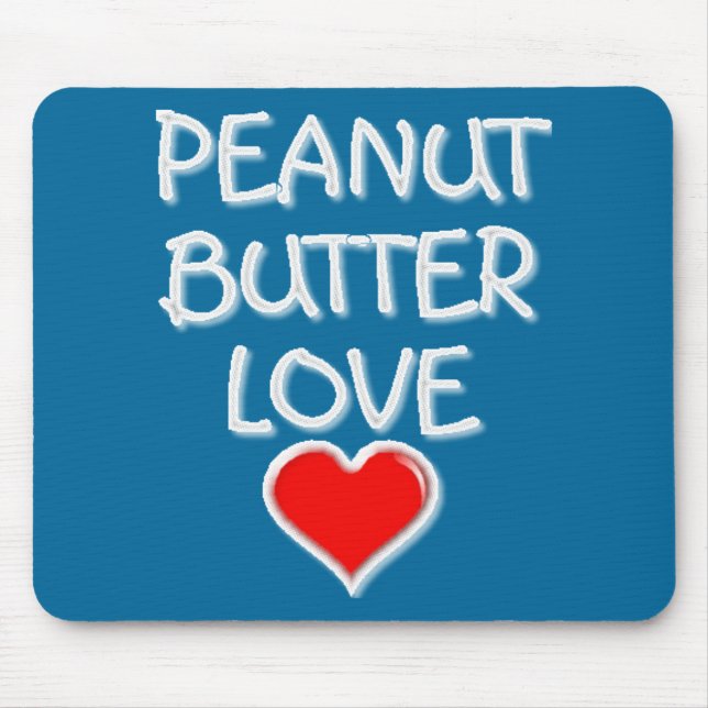 Peanut Butter Love Mouse Mat (Front)
