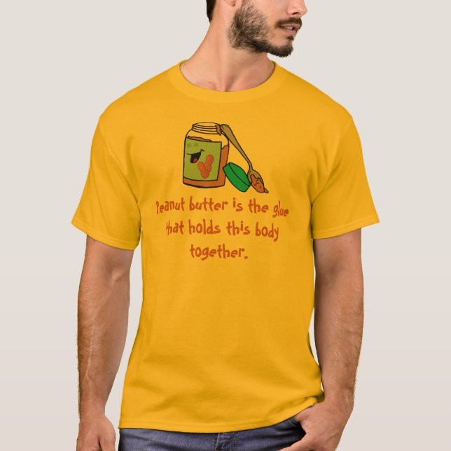 Peanut Butter Lover T-Shirt With Graphic (Front)