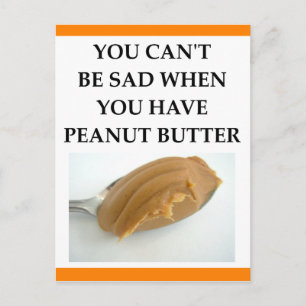 PEANUT BUTTER POSTCARD