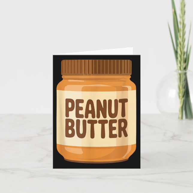Peanut Butter Shirt Adult Men Women Kids Jelly Cos Card (Front)