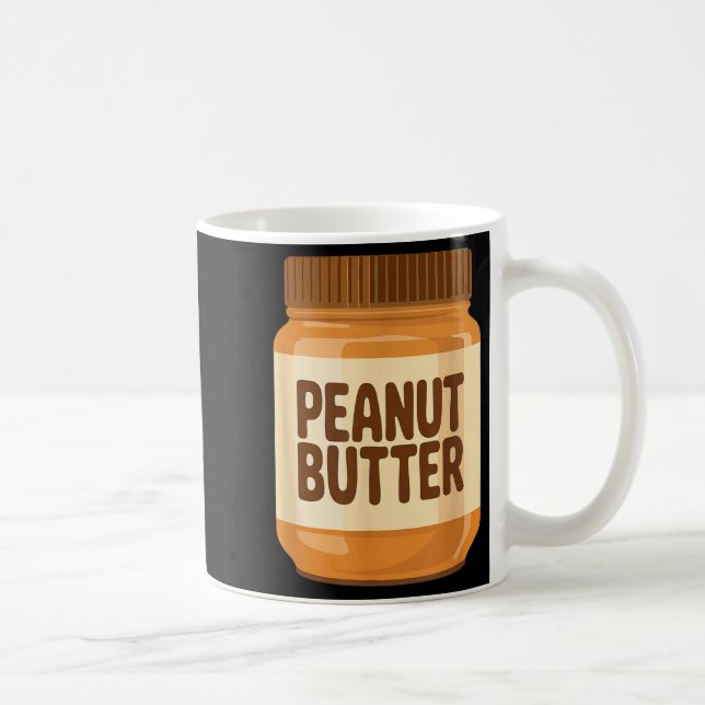 Peanut Butter Shirt Adult Men Women Kids Jelly Cos Coffee Mug (Right)
