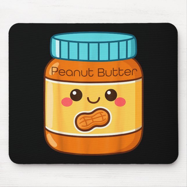 Peanut Butter Shirt Adult Men Women Kids Jelly Cos Mouse Mat (Front)