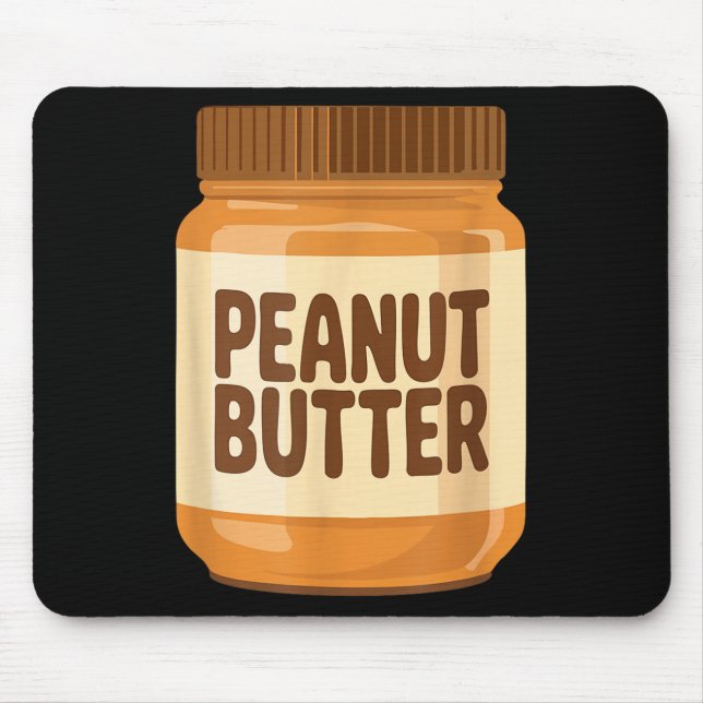 Peanut Butter Shirt Adult Men Women Kids Jelly Cos Mouse Mat (Front)