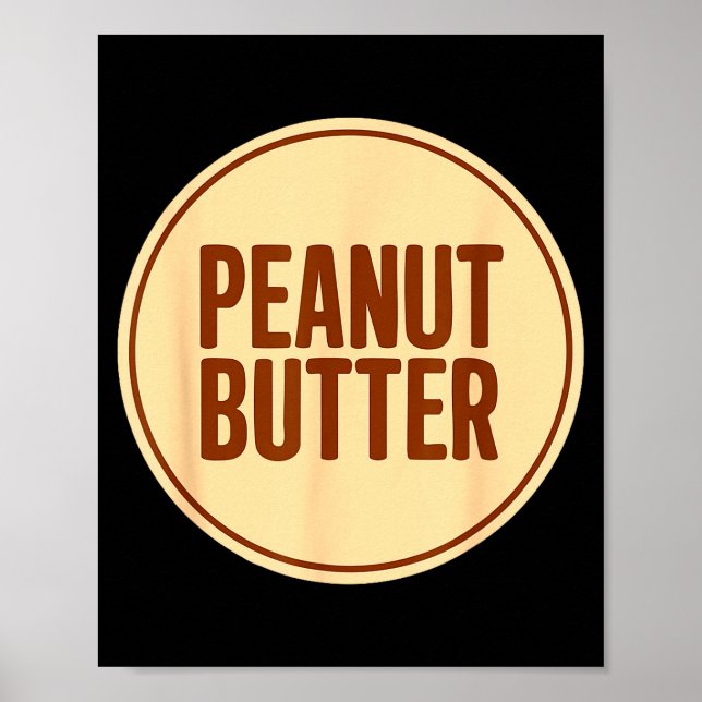 Peanut Butter Shirt Adult Men Women Kids Jelly Cos Poster (Front)