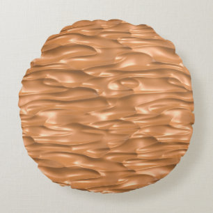 Peanut Butter Spread Round Cushion