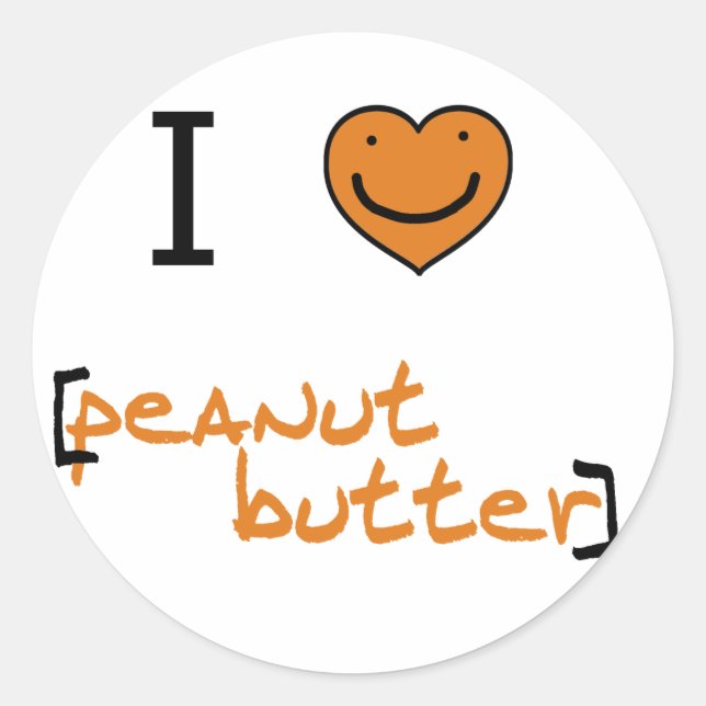 Peanut Butter Sticker (Front)