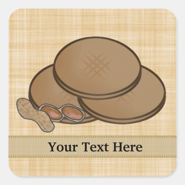 Peanut Butter sticker add text (Front)