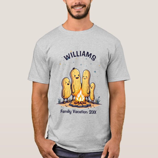 Peanut Campfire T-Shirt (Front)