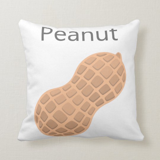 Peanut Cushion Zazzle Co Uk
