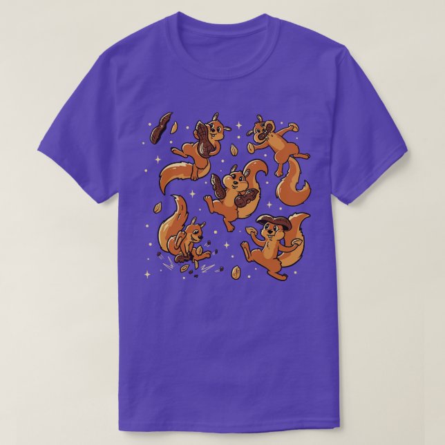 Peanut Cute Squirrels by Tobe Fonseca T-Shirt (Design Front)