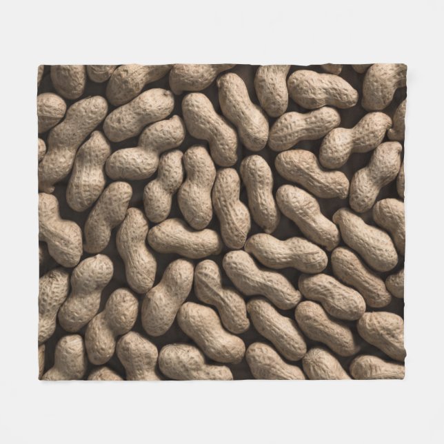Peanut Family Fleece Blanket (Front (Horizontal))