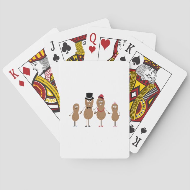 Peanut Family Playing Cards (Back)