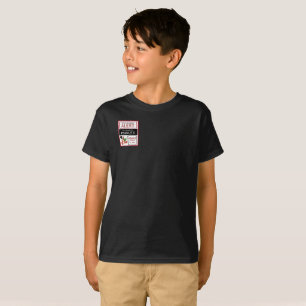 Peanut Food Allergy Alert Badge Style T-Shirt