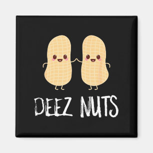 Peanut Food Funny Kawaii Cute Meme Deez Nuts Joke Magnet
