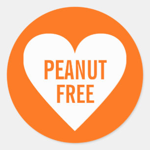 Peanut Free Allergy Safe Culinary Label
