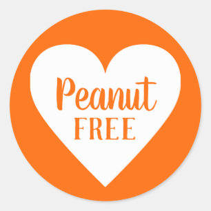 Peanut Free Allergy Safe Culinary Label