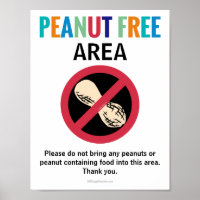 Peanut Free Area Customised Allergy Work Area