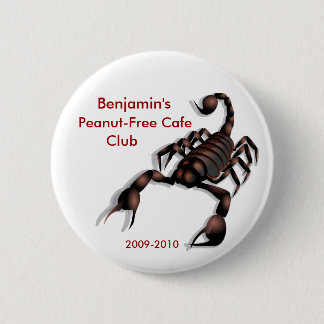 Peanut-Free Cafe Club 6 Cm Round Badge