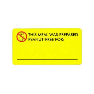Peanut-Free Food Labels