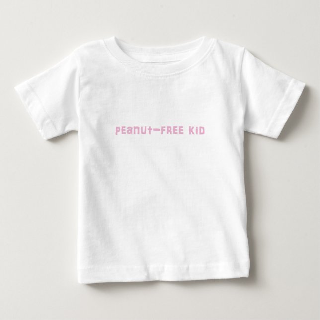 Peanut-free Kid Long sleeve shirt ALLERGIES (Front)