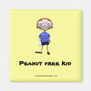Peanut free Kid Magnet