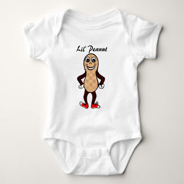 Peanut Little by Emmamm Images Baby Bodysuit (Front)