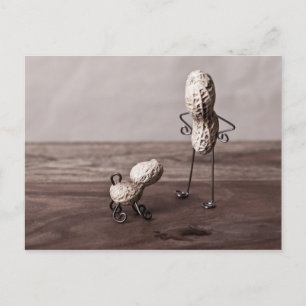 Peanut Man and Dog Postcard