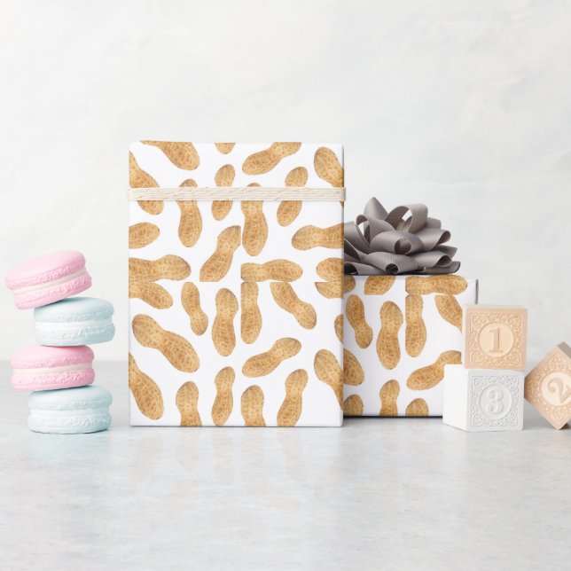 Peanut pattern wrapping paper (Baby Shower)