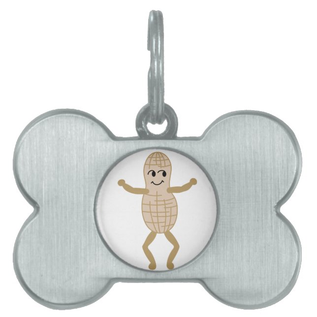 Peanut Pet Name Tag (Front)
