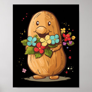 Peanut Picks Flowers Outfit For Boys And Girls Pre Poster