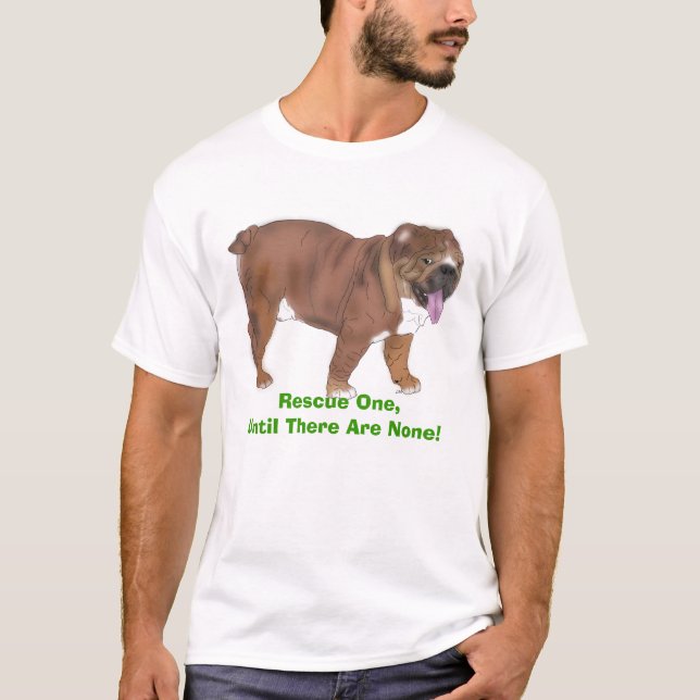 peanut, Rescue One,Until There Are None! T-Shirt (Front)
