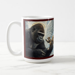 Peanut the Squirrel and Harambe Never Forget Coffee Mug