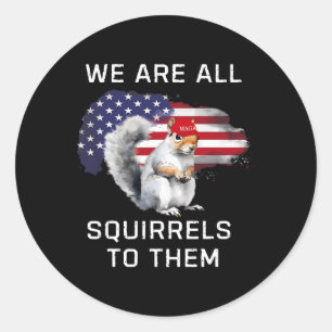 Peanut The Squirrel - Justice For Peanut Mega Paea Classic Round Sticker